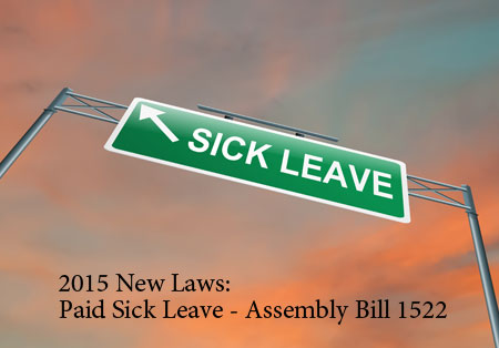 Paid Sick Leave Law- 2015